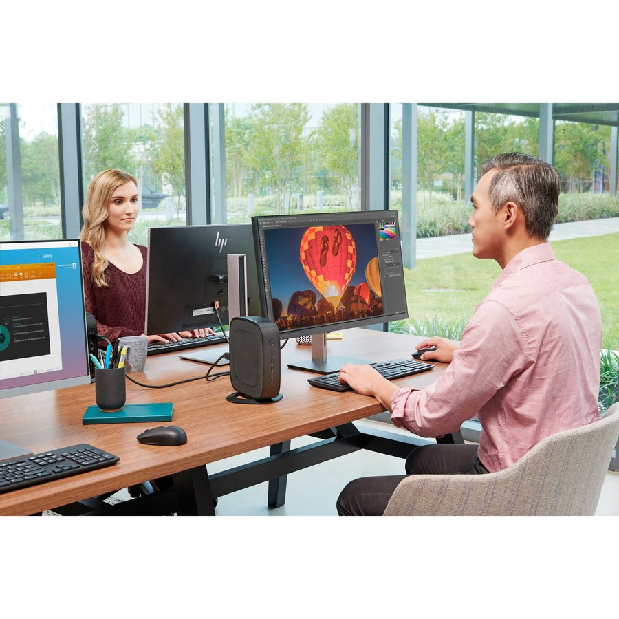 HP t740 Thin Client - AMD Ryzen V1756B Quad-core (4 Core) 3.25 GHz - TAA Compliant 7E3D0UT#ABA