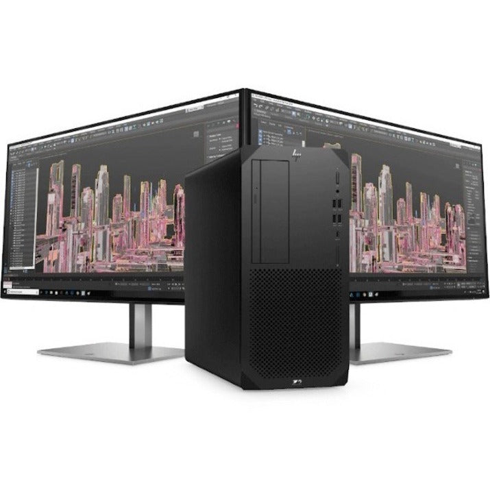 Station de travail HP Z2 G9 - 1 x Intel Core i7 Dodeca-core (12 Core) i7-12700K 12e génération 3,60 GHz - 32 Go DDR5 SDRAM RAM - 1 To SSD - Tour - Noir 6H925UT#ABA