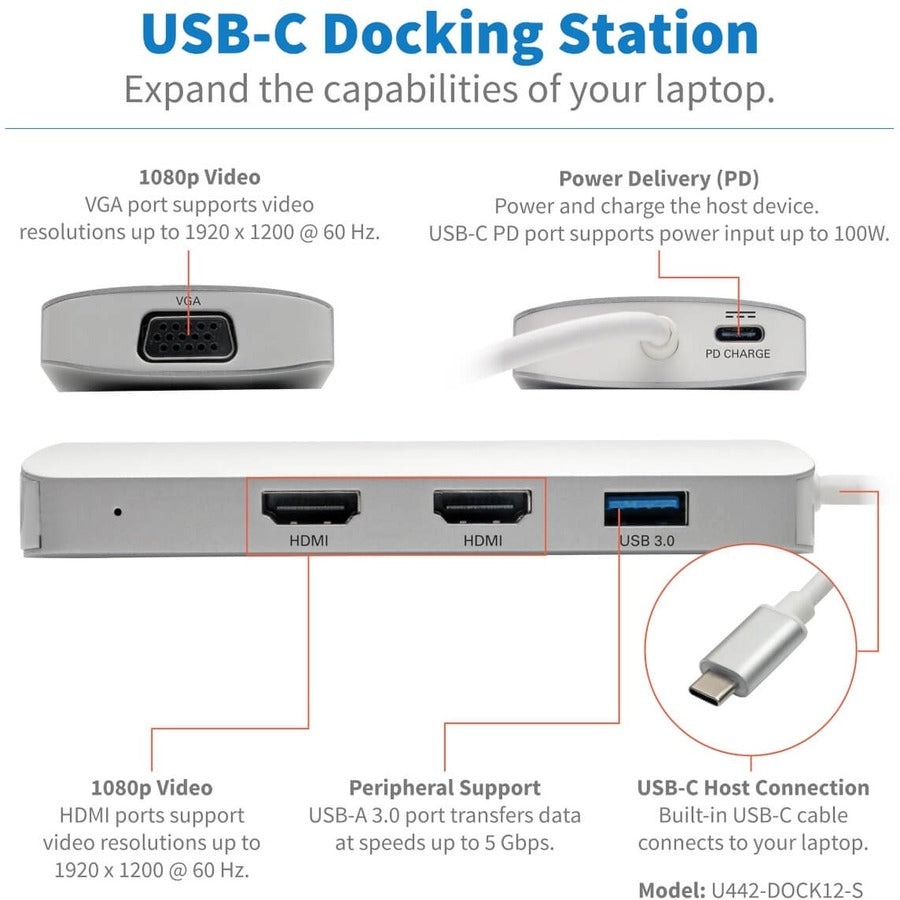 Station d'accueil Tripp Lite U442-DOCK12-S U442-DOCK12-S