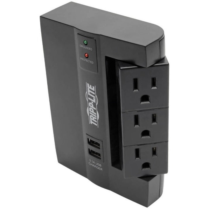 Tripp Lite Protect It! SWIVEL6USB 6-Outlet Surge Suppressor/Protector SWIVEL6USB