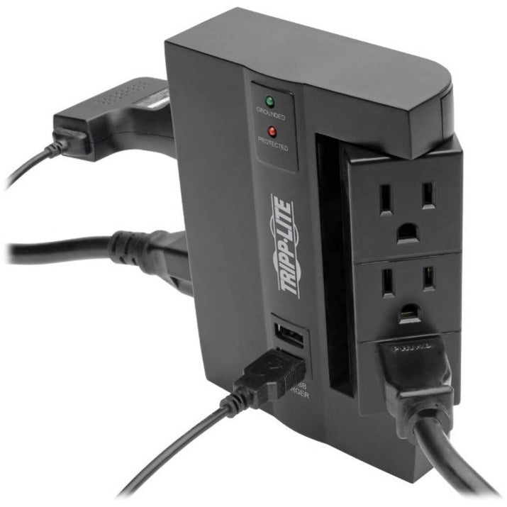 Tripp Lite Protect It! SWIVEL6USB 6-Outlet Surge Suppressor/Protector SWIVEL6USB