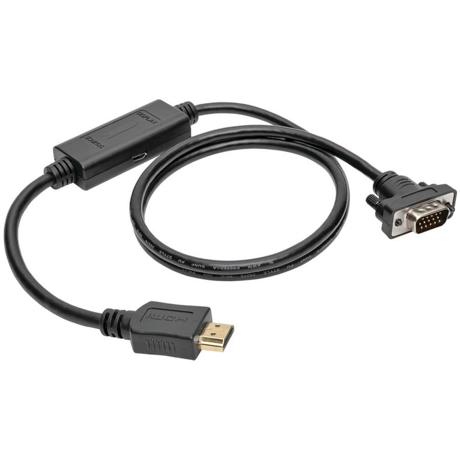 Tripp Lite P566-003-VGA HDMI to VGA Active Converter Cable, 3 ft. P566-003-VGA