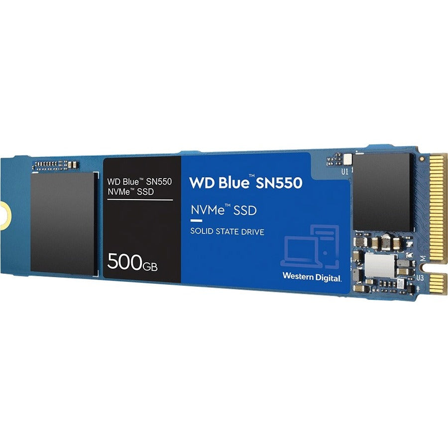 WD Blue SN550 WDS500G2B0C 500 GB Solid State Drive - M.2 2280 Internal - PCI Express NVMe (PCI Express NVMe 3.0 x4) WDS500G2B0C