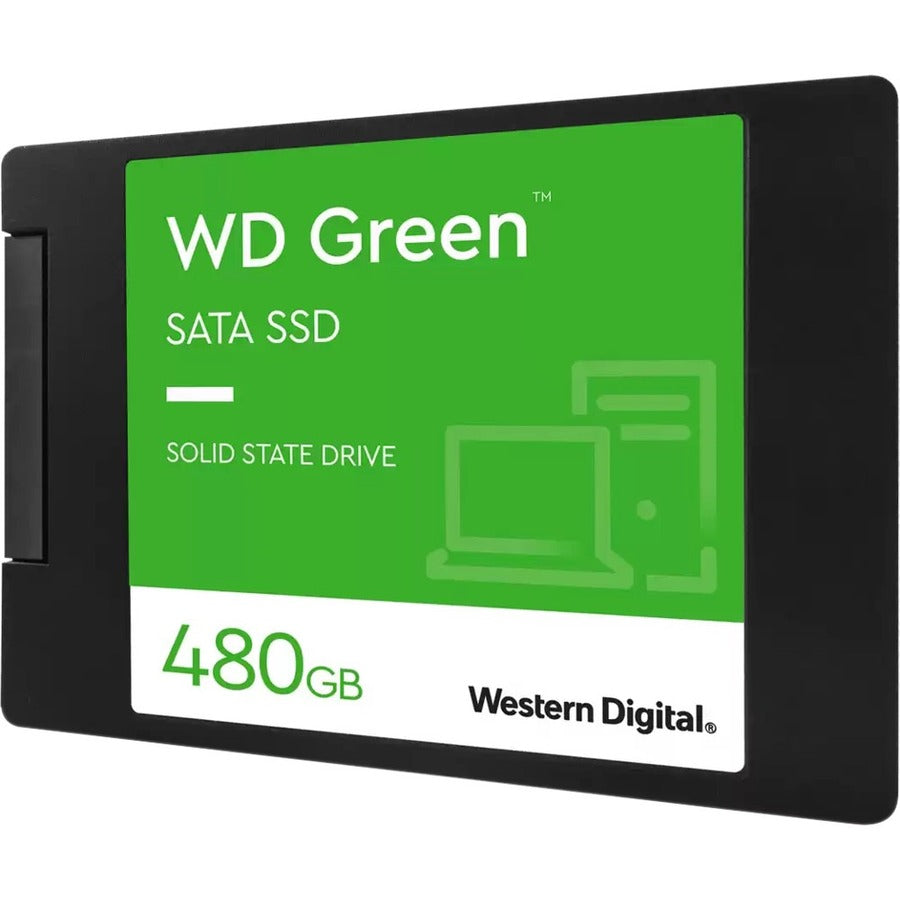 Disque SSD WD Green WDS480G3G0A 480 Go - Interne 2,5" - SATA (SATA/600) WDS480G3G0A