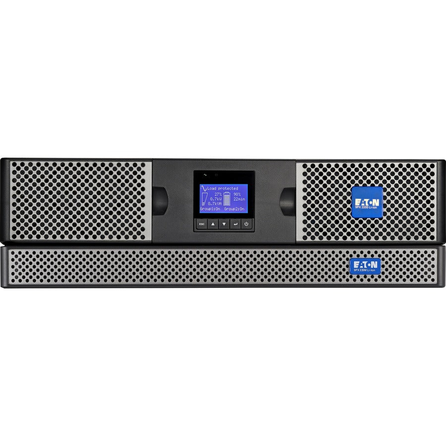 Eaton 9PX UPS Lithium-Ion 2200 VA 2000 W 208 V 2U Rack/Tour UPS Carte réseau en option 9PX2200GRT-L