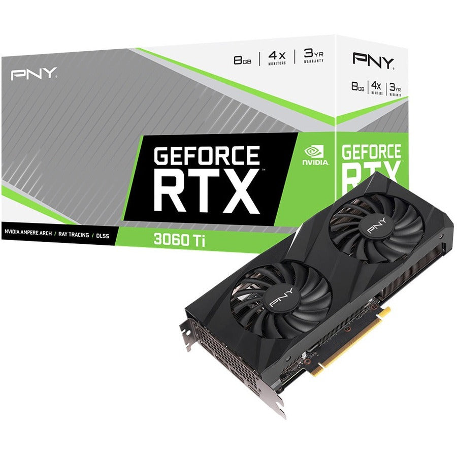 PNY NVIDIA GeForce RTX 3060Ti Graphic Card - 8 GB GDDR6 VCG3060T8LDFBPB1