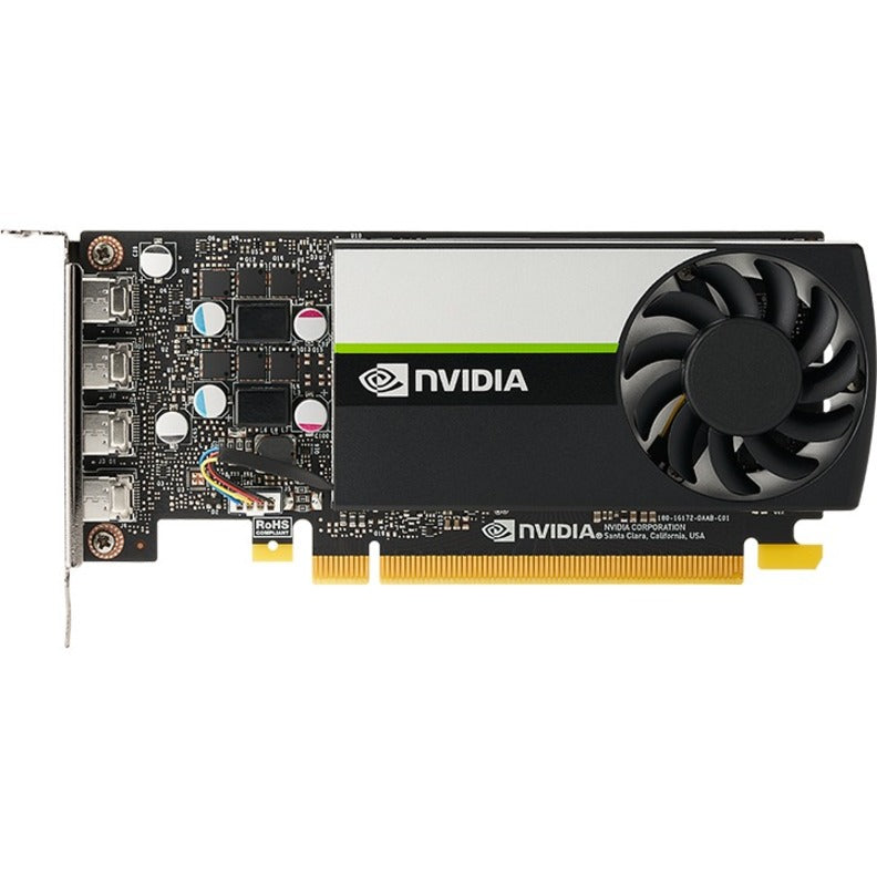 PNY NVIDIA T1000 Graphic Card - 4 GB GDDR6 - Low-profile VCNT1000-PB