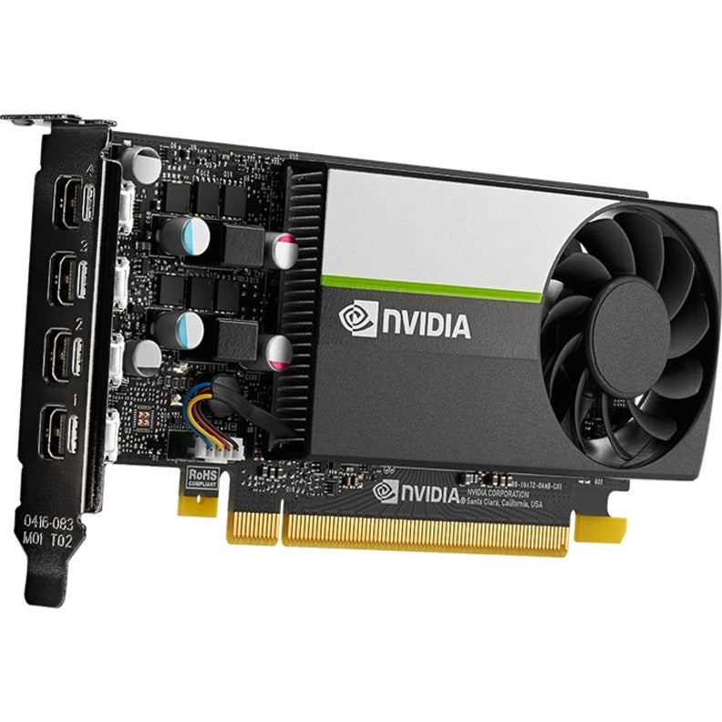 PNY NVIDIA T1000 Graphic Card - 4 GB GDDR6 - Low-profile VCNT1000-PB