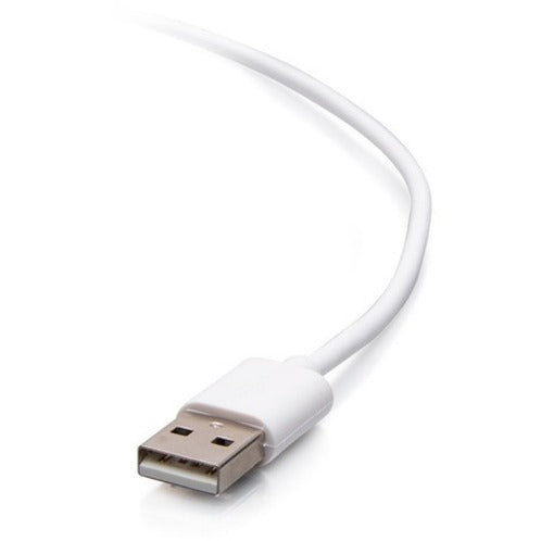 Câble USB A vers Lightning C2G de 6 pieds - Câble de charge et de synchronisation - Blanc C2G29906