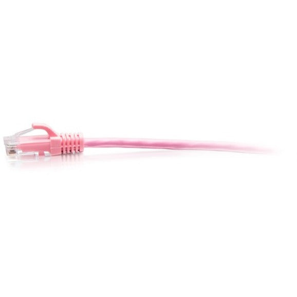 C2G Câble de brassage Ethernet fin Cat6a non blindé (UTP) de 7 pieds - Rose C2G30198