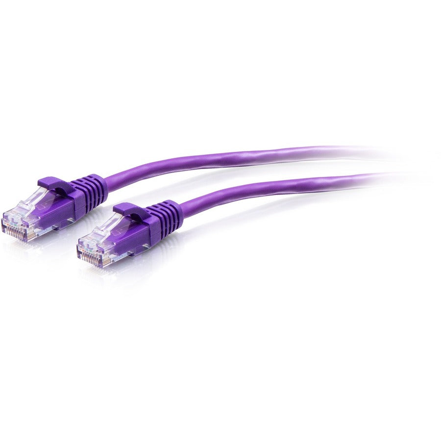 C2G Câble de brassage Ethernet fin Cat6a non blindé (UTP) de 3 pieds - Violet C2G30189