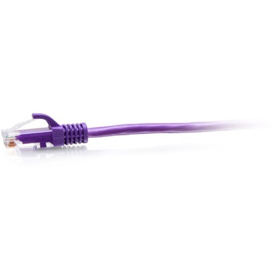 C2G Câble de brassage Ethernet fin Cat6a non blindé (UTP) de 3 pieds - Violet C2G30189