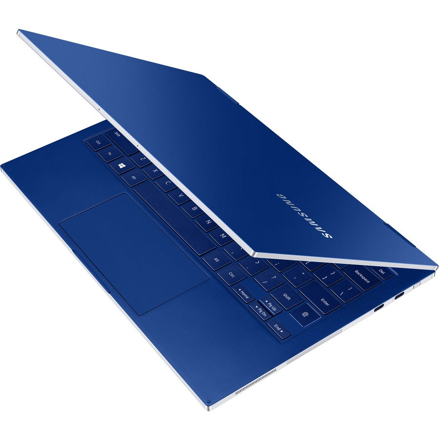 Ordinateur portable 2 en 1 convertible à écran tactile 13,3" Samsung Galaxy Book Flex NP930QCG-K02CA - Full HD - 1920 x 1080 - Intel Core i7 10e génération i7-1065G7 1,30 GHz - 8 Go de RAM totale - 512 Go SSD - Bleu royal NP930QCG-K02CA