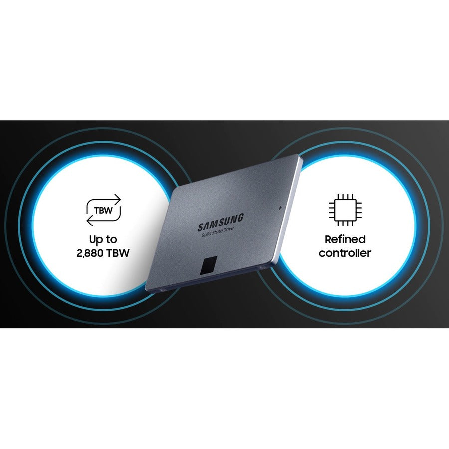 Samsung 870 QVO 2 TB Solid State Drive - 2.5" Internal - SATA (SATA/600) MZ-77Q2T0B/AM