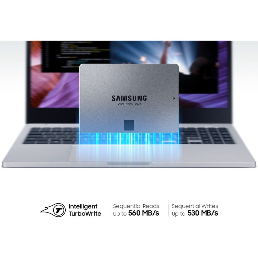 Samsung 870 QVO 2 TB Solid State Drive - 2.5" Internal - SATA (SATA/600) MZ-77Q2T0B/AM