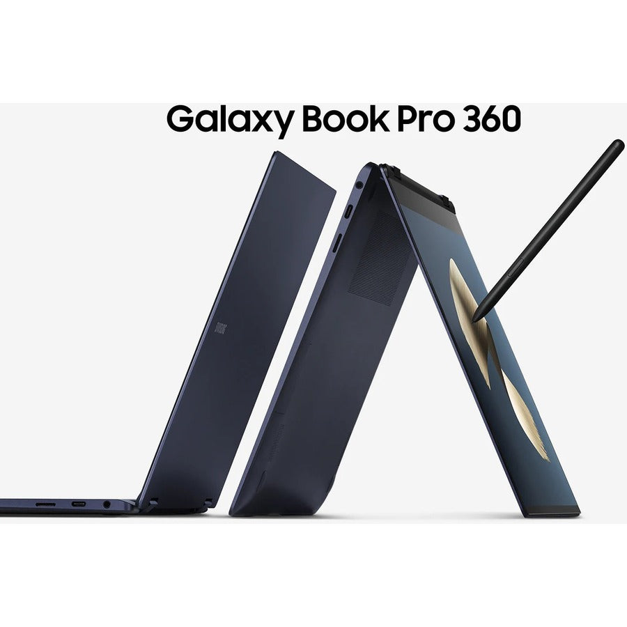 Samsung Galaxy Book Pro 360 NP950QDB-KB2CA 15.6" Touchscreen Convertible 2 in 1 Notebook - Full HD - 1920 x 1080 - Intel Core i7 11th Gen i7-1165G7 Quad-core (4 Core) 2.80 GHz - 8 GB Total RAM - 512 GB SSD - Navy Blue NP950QDB-KB2CA