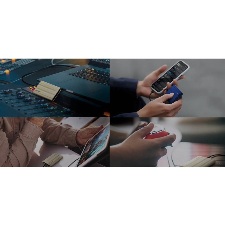 Samsung MU-PE1T0K/AM 1 TB Solid State Drive - External - Beige MU-PE1T0K/AM