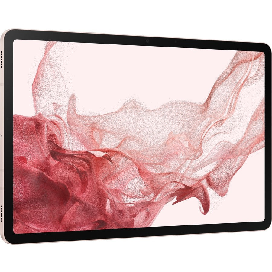 Samsung Galaxy Tab S8 SM-X700 Tablet - 11" - Octa-core (Cortex X2 Single-core (1 Core) 3 GHz + Cortex A710 Triple-core (3 Core) 2.50 GHz + Cortex A510 Quad-core (4 Core) 1.80 GHz) - 8 GB RAM - 128 GB Storage - Pink Gold SM-X700NIDAXAC