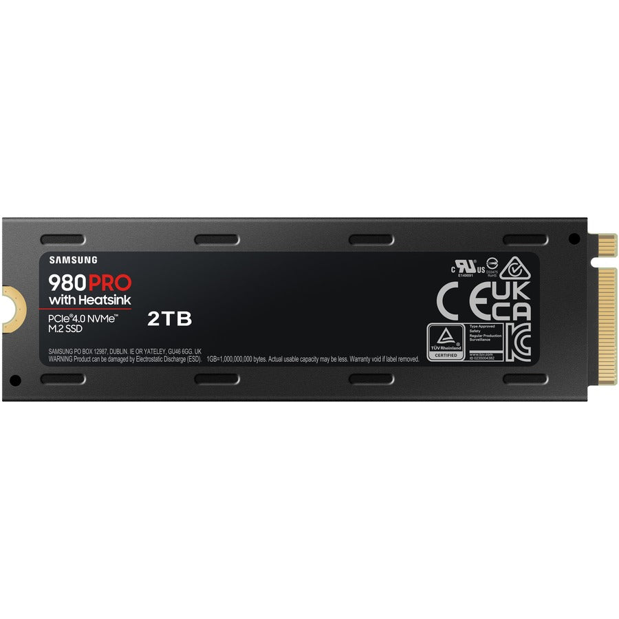 Samsung 980 PRO MZ-V8P2T0CW 2 TB Solid State Drive - M.2 2280 Internal - PCI Express NVMe (PCI Express NVMe 4.0 x4) MZ-V8P2T0CW