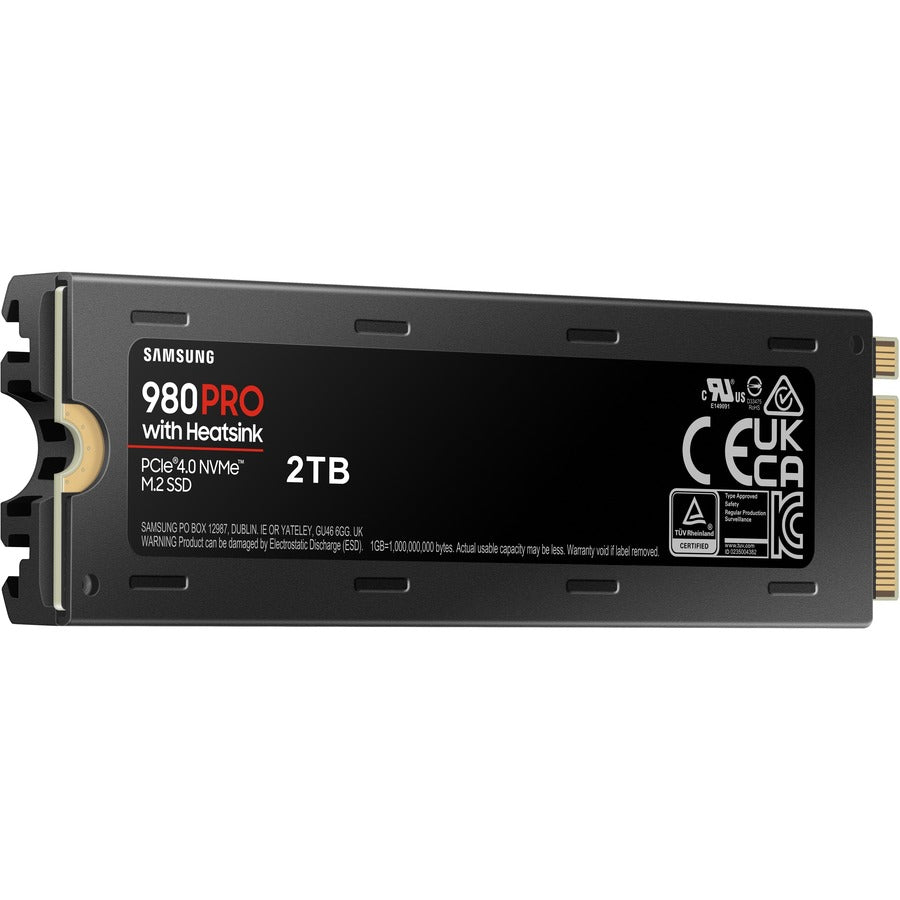 Samsung 980 PRO MZ-V8P2T0CW 2 TB Solid State Drive - M.2 2280 Internal - PCI Express NVMe (PCI Express NVMe 4.0 x4) MZ-V8P2T0CW