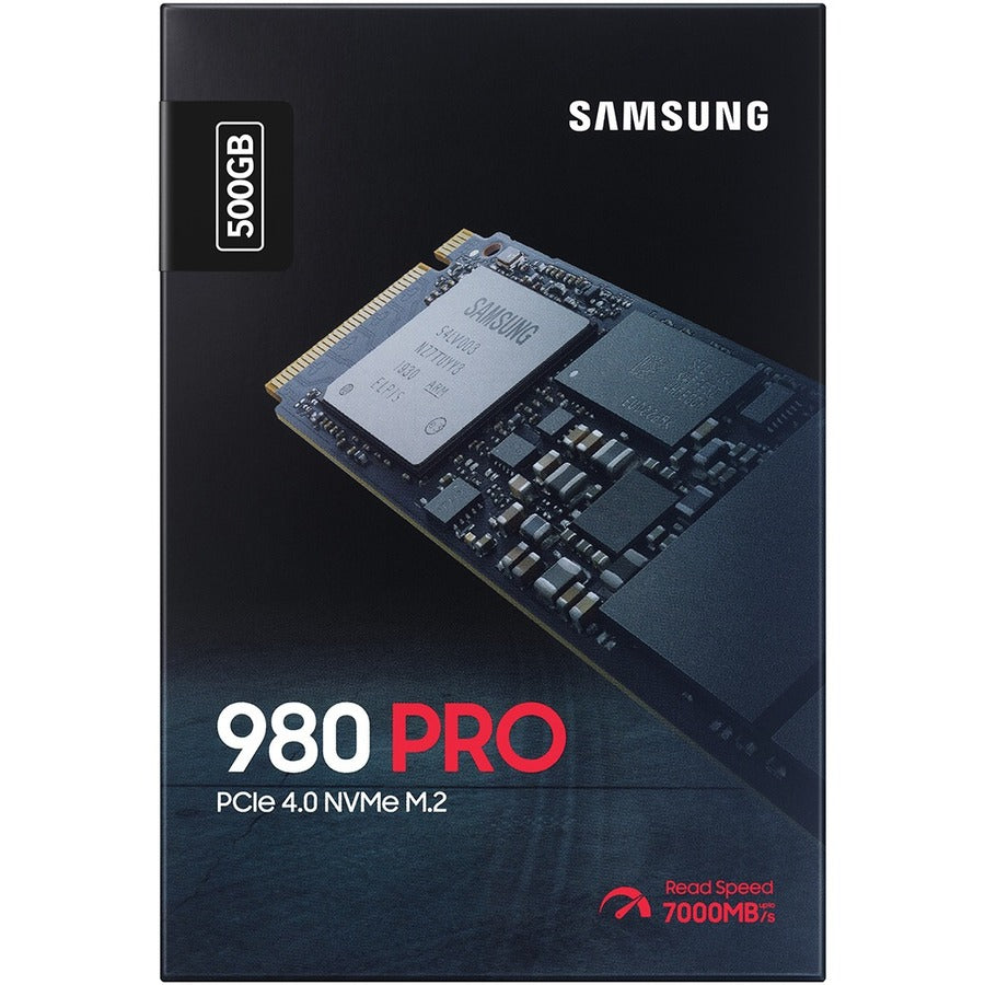 Disque SSD Samsung 980 PRO MZ-V8P500B/AM 500 Go - M.2 2280 interne - PCI Express NVMe (PCI Express NVMe 4.0 x4) MZ-V8P500B/AM