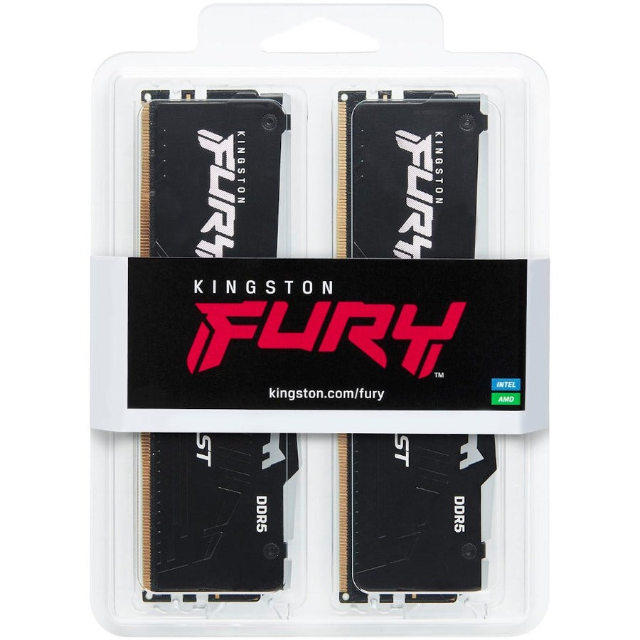 Kit de mémoire SDRAM DDR5 Kingston FURY Beast 16 Go (2 x 8 Go) KF556C36BBEAK2-16