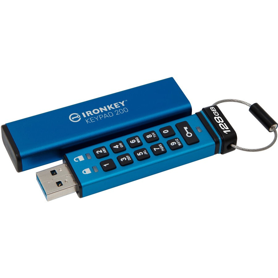 Kingston Keypad 200 Clé USB 3.2 (Gen 1) Type A 128 Go IKKP200/128 Go