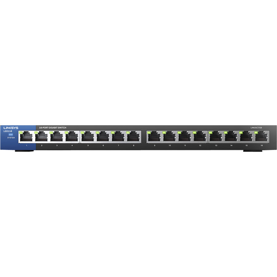 Commutateur Gigabit de bureau Linksys 16 ports LGS116