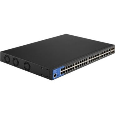 Switch PoE+ Gigabit géré 48 ports Linksys avec 4 liaisons montantes SFP+ 10G LGS352MPC