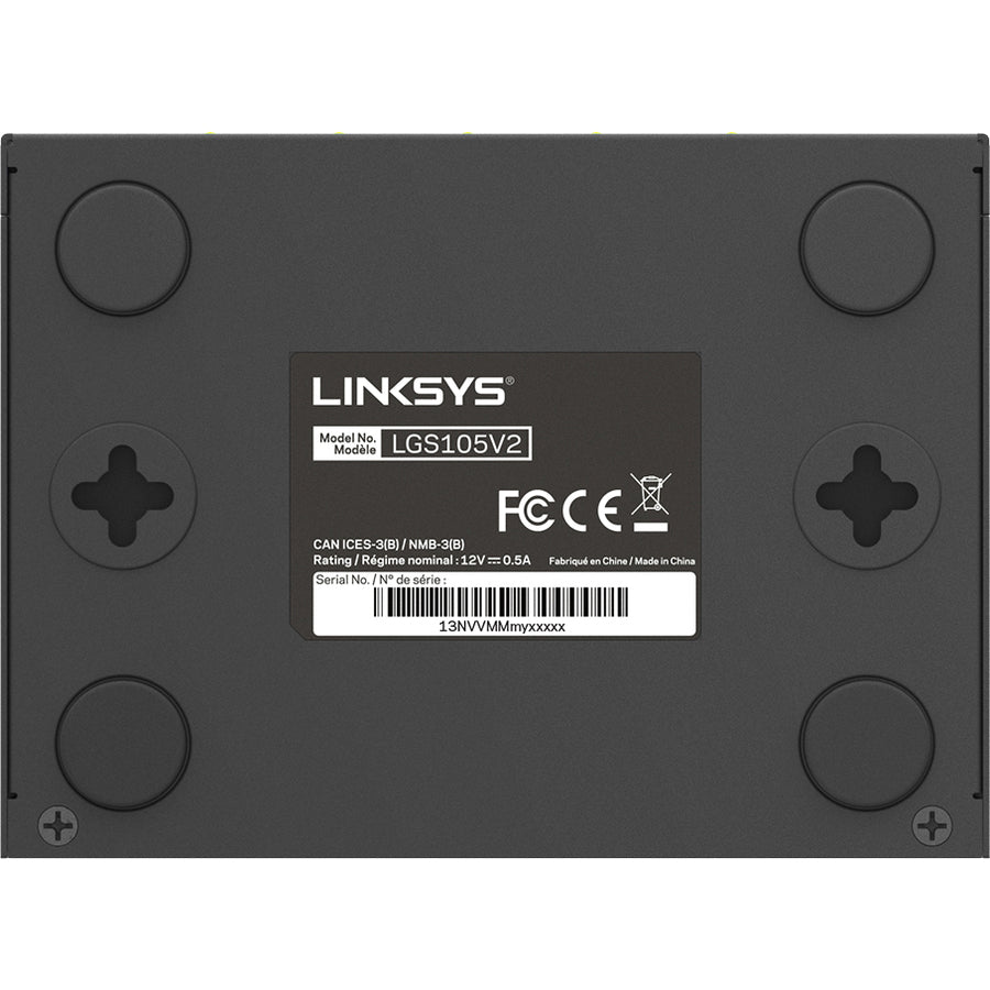 Linksys LGS105 5-Port Gigabit Ethernet Switch LGS105