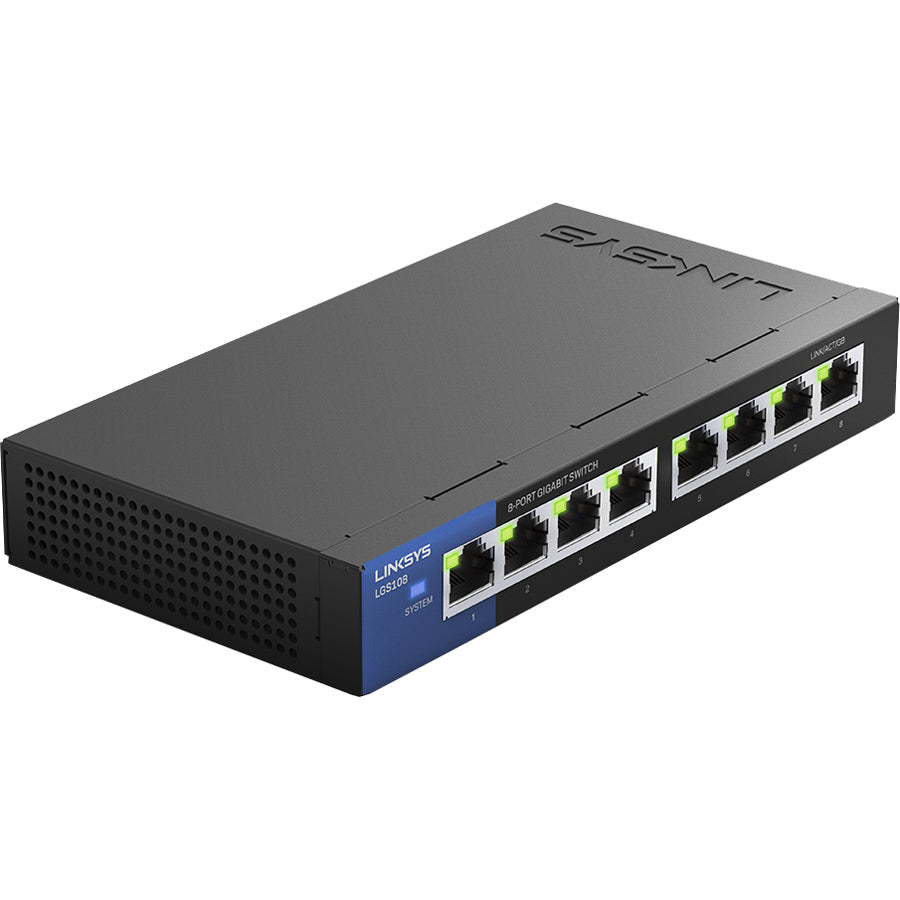 Linksys LGS108 8-Port Gigabit Ethernet Switch LGS108