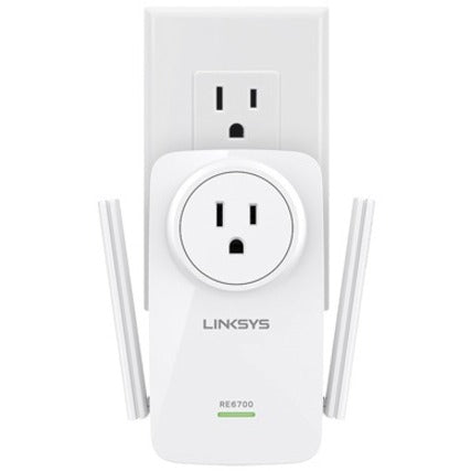 Linksys RE6700 Extension de portée sans fil double bande IEEE 802.11 a/b/g/n/ac 1,17 Gbit/s RE6700-CA