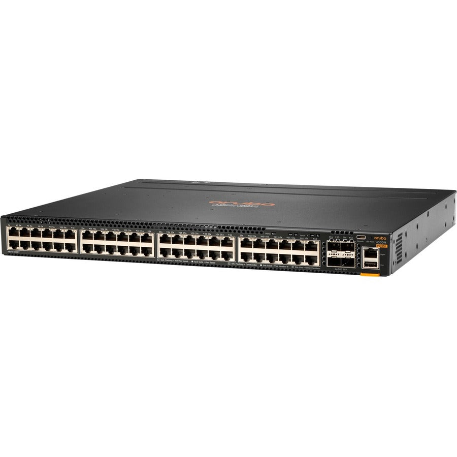 Aruba 6300M 48-port 1GbE and 4-port SFP56 Power-to-Port 2 Fan Trays 1 PSU Bundle JL762A#B2B