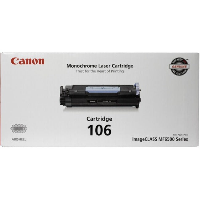 Canon No. 106 Black Toner Cartridge 0264B001