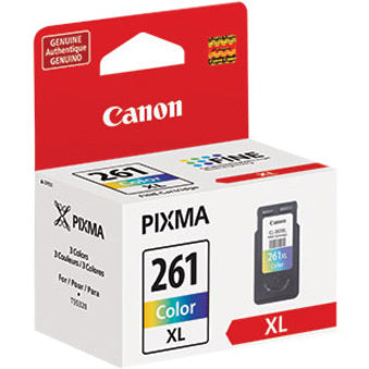 Canon CL-261XL Original Inkjet Ink Cartridge - Color - 1 Pack 3724C001