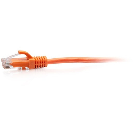 C2G Câble de brassage Ethernet fin Cat6a non blindé (UTP) de 0,3 m - Orange C2G30174