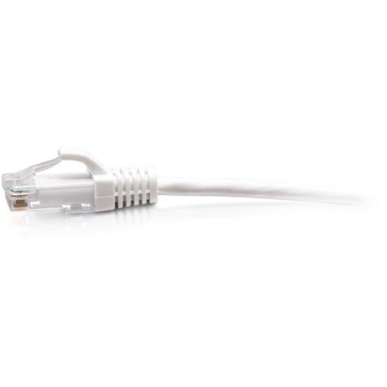 C2G 10ft Cat6a Snagless Unshielded (UTP) Slim Ethernet Patch Cable - White C2G30185