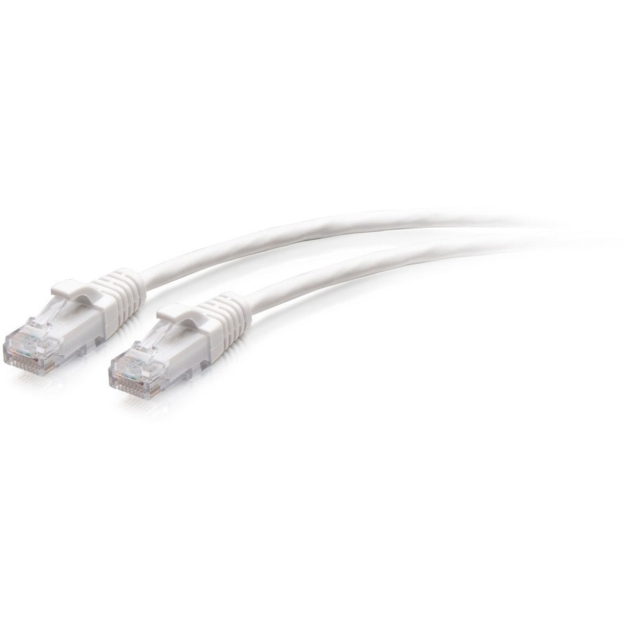 C2G Câble de brassage Ethernet fin Cat6a non blindé (UTP) de 25 pieds - Blanc C2G30187