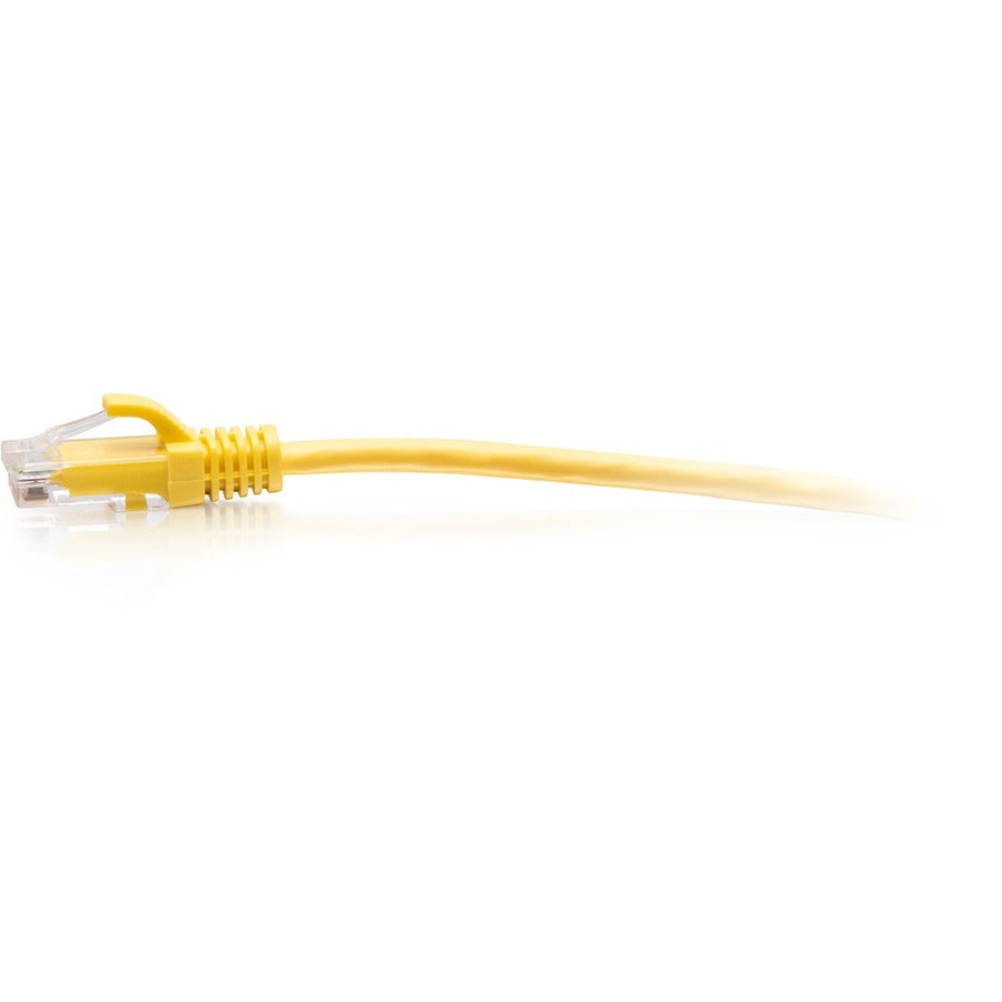 C2G 1ft Cat6a Snagless Unshielded (UTP) Slim Ethernet Patch Cable - Yellow C2G30167