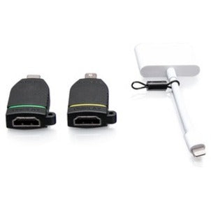 Bague adaptateur HDMI C2G avec Mini DP, USB-C et Lightning C2G29889