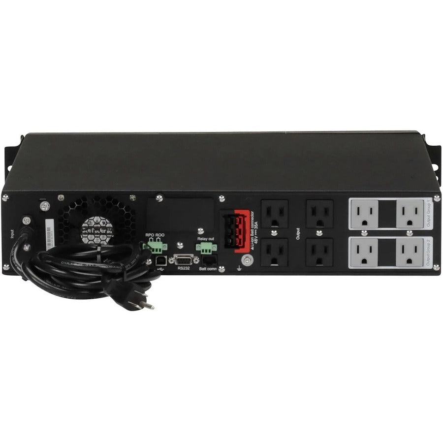 Eaton 9PX Lithium-Ion UPS 1500VA 1350W 120V 2U Rack/Tower UPS Network Card Included 9PX1500RTN-L