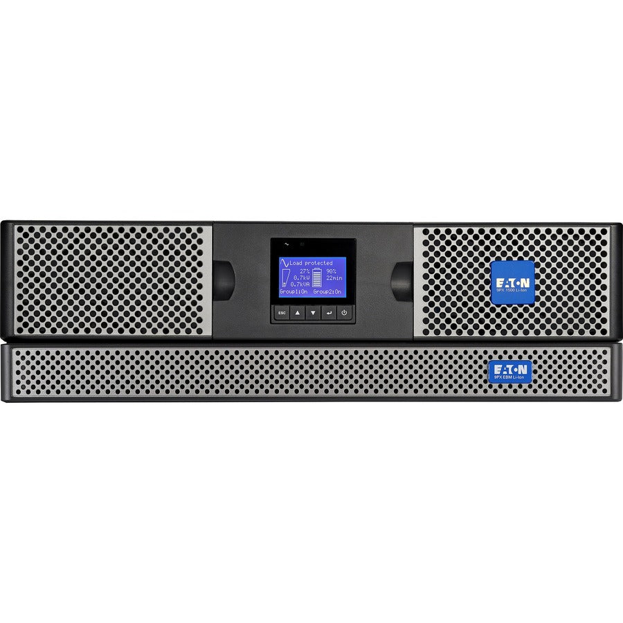 Eaton 9PX UPS Lithium-Ion 1500 VA 1350 W 208 V 2U Rack/Tour UPS Carte réseau en option 9PX1500GRT-L