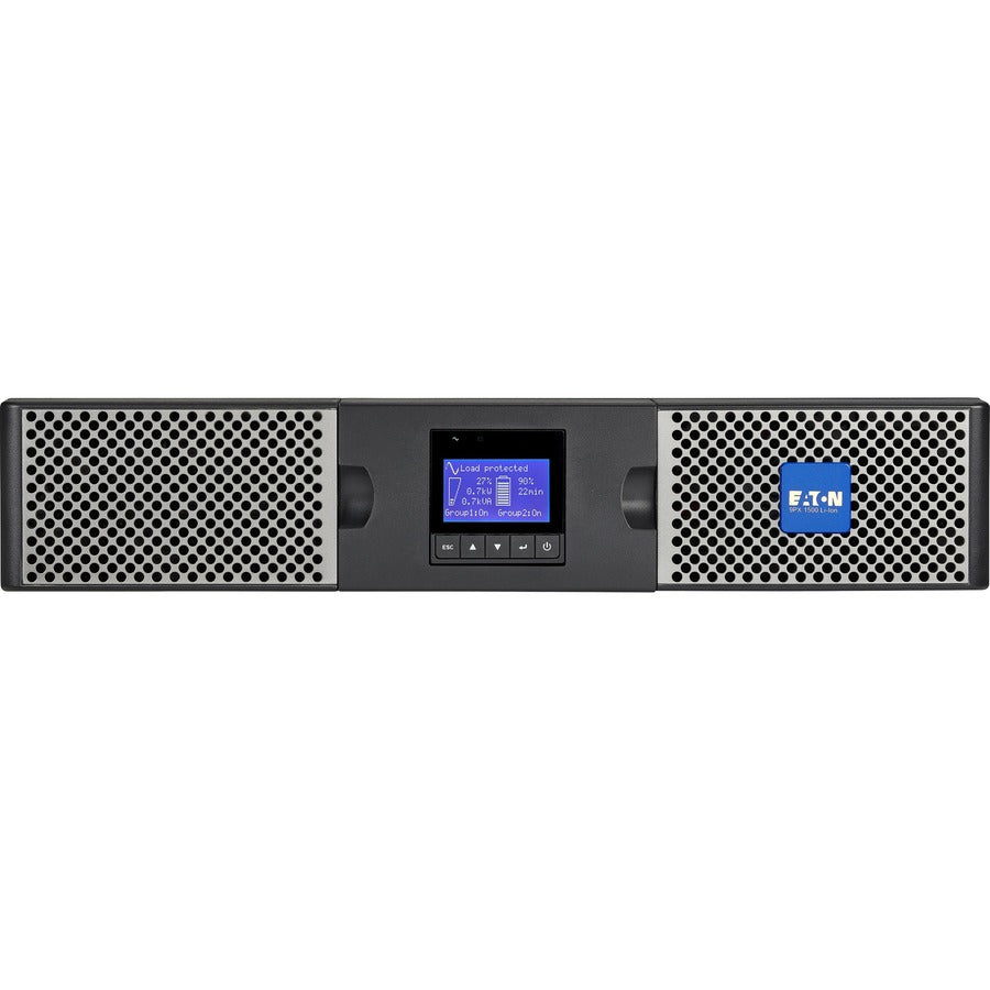 Eaton 9PX UPS Lithium-Ion 1500 VA 1350 W 208 V 2U Rack/Tour UPS Carte réseau en option 9PX1500GRT-L