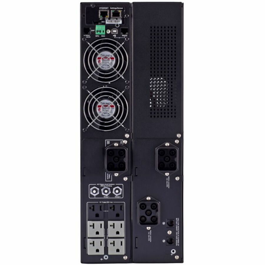 Eaton 5PX UPS, 3000 VA, 2700 W, L5-30P input, Outputs: (6) 5-20R; (1) L5-30R, 120V, Rack/tower, network card included 5PX3000RTN