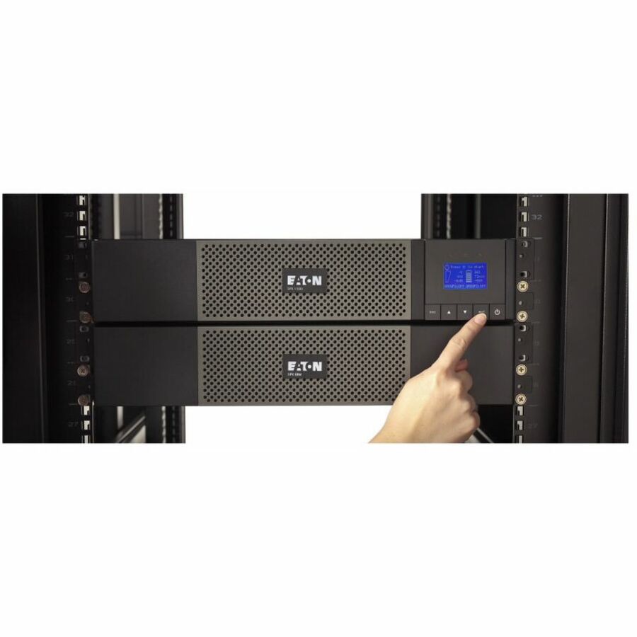 Eaton 5PX UPS, 3000 VA, 2700 W, L5-30P input, Outputs: (6) 5-20R; (1) L5-30R, 120V, Rack/tower, network card included 5PX3000RTN