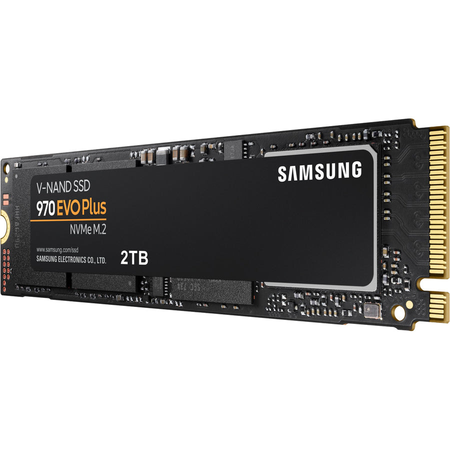Samsung 970 EVO Plus 2 TB Solid State Drive - M.2 2280 Internal - PCI Express (PCI Express 3.0 x4) MZ-V7S2T0B/AM