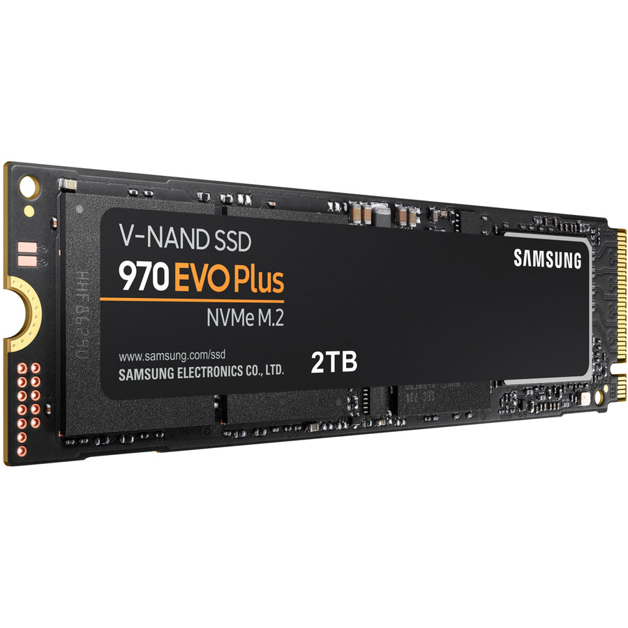 Samsung 970 EVO Plus 2 TB Solid State Drive - M.2 2280 Internal - PCI Express (PCI Express 3.0 x4) MZ-V7S2T0B/AM