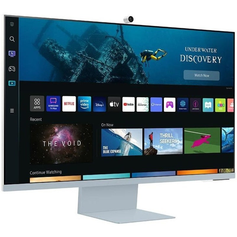 Moniteur LCD intelligent LED UHD 4K 32 po Samsung S32BM80BUN - 16:9 - Bleu lumière du jour LS32BM80BUNXGO