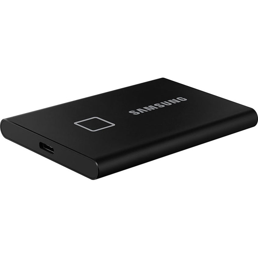 Samsung T7 MU-PC1T0K/WW 1 TB Portable Solid State Drive - External - PCI Express NVMe - Black MU-PC1T0K/WW