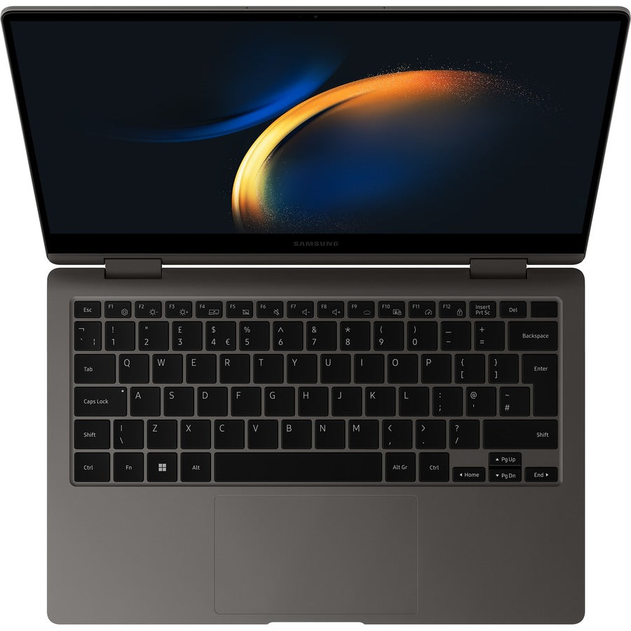 Ordinateur portable 2 en 1 convertible à écran tactile 13,3" Samsung Galaxy Book3 360 NP730QFG-KA1CA - Full HD - 1920 x 1080 - Intel Core i7 13e génération - Plateforme Intel Evo - 16 Go de RAM totale - 512 Go SSD - Graphite NP730QFG-KA1CA